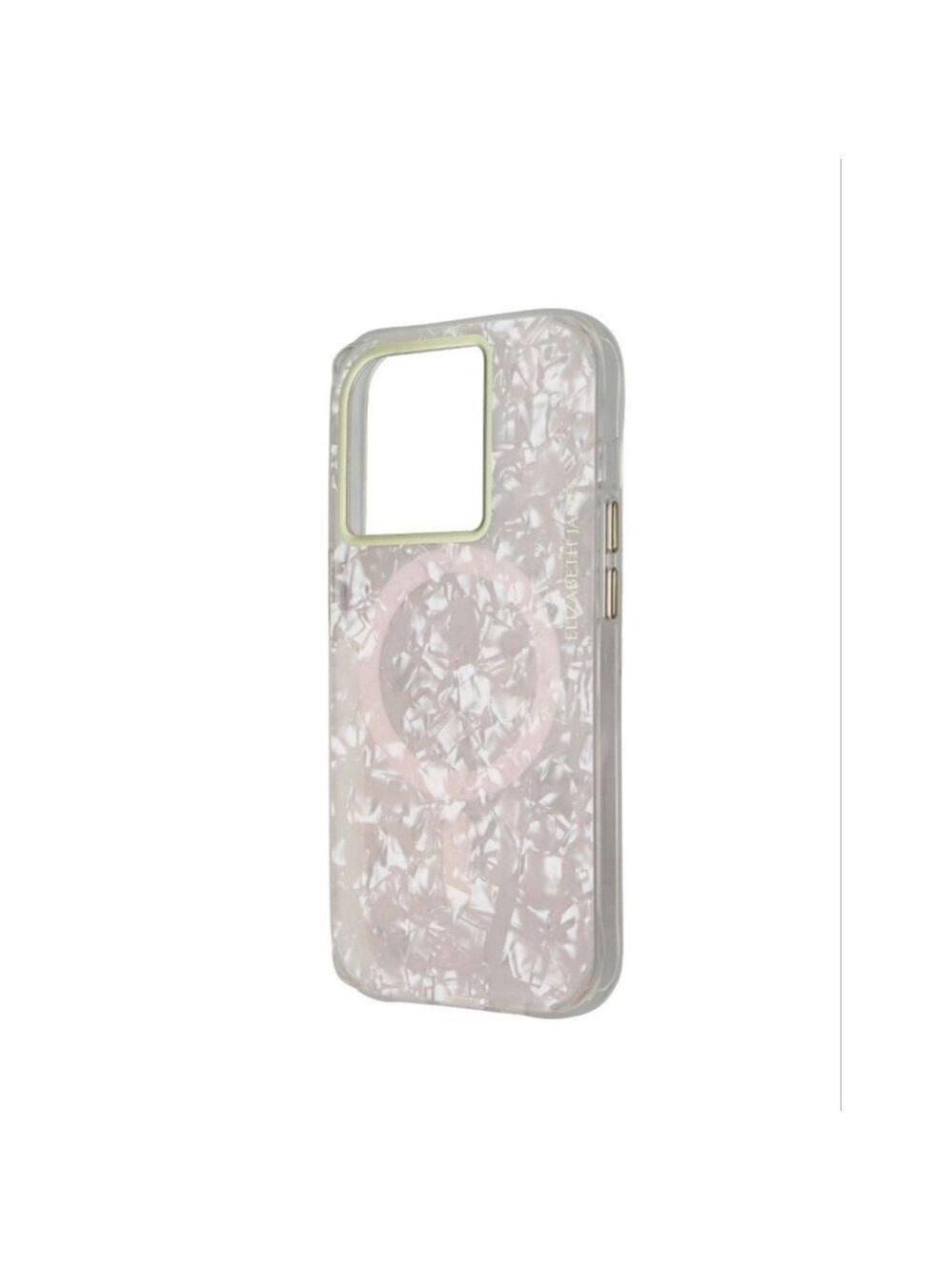 Elizabeth James Pink Marble iPhone 14 Pro Phone Case